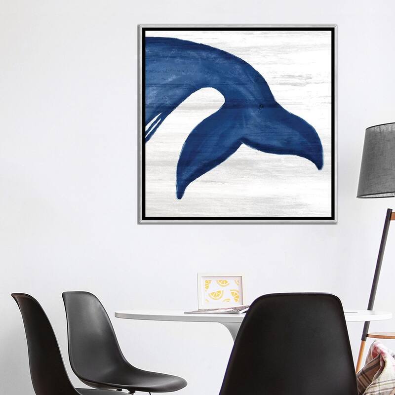 iCanvas "Whale Tails III" by Ann Bailey Framed - Bed Bath & Beyond